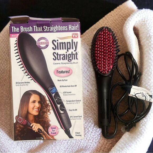 Simply Straight Professional Ceramic Straightening Brush - Picture 1 of 1